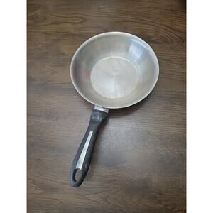 Bialetti Italian Pan Professional Quality 8.5 Inch Stainless Steel Fry Sauté